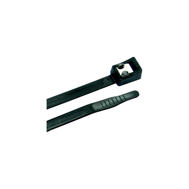 Ancor Self Cutting Cable Ties, 8" UV Black, 500/pk