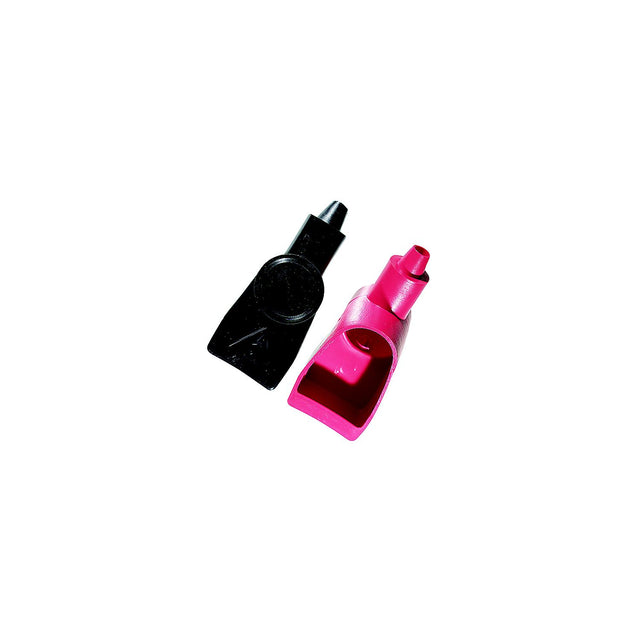 Ancor Battery Terminal Boot Set Wing Nut Style For #4-#2 (1 Ea. Red and Black)