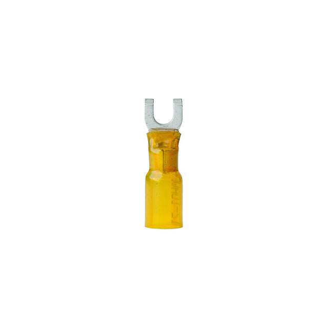 Ancor 315303 Marine Grade™ Heat Shrink Spade Terminal, #10 Fastener, 12-10 Wire, Yellow, 3/Pk