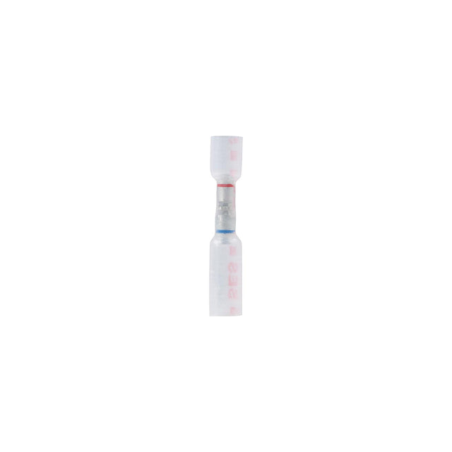 Ancor 320125 Heat Shrink Step-Down/Multi Wire Butt Connectors, Clear w/Red Dashes, 25/Pk