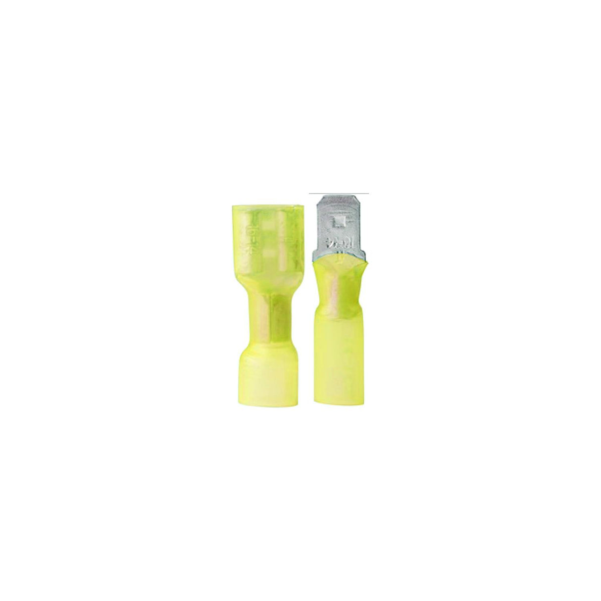 Ancor 320903 Marine Grade® Heat Shrink Disconnects, 12-10 Male, Yellow, 3/pk
