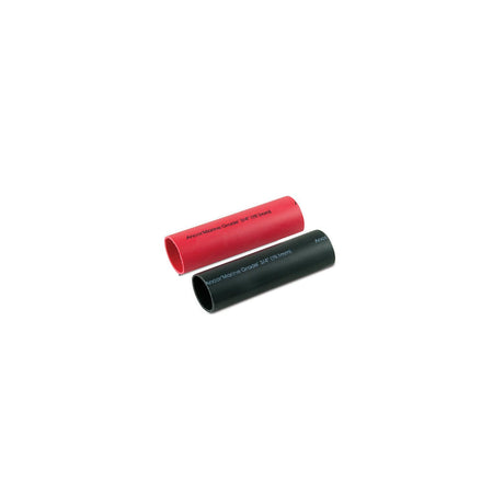 Ancor 327202 Marine Grade Heat Shrink Heavy Wall Battery Cable Tube Combo Pack For 2-4/0 (Includes 1 Ea. Of 1" x 3" Red and Black)