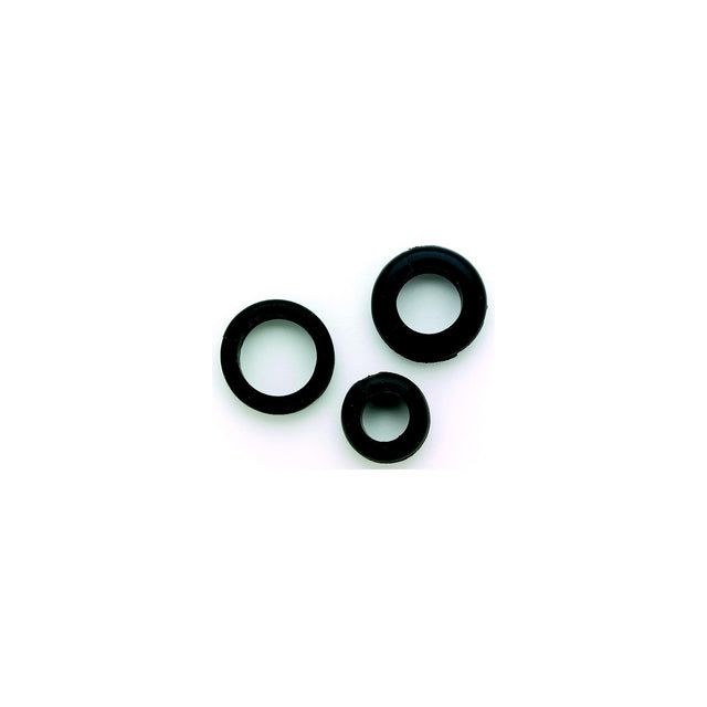 3/8 Black Grommets (5)
