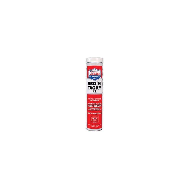 Dexter 08811008R Lucas Red 'N' Tacky Grease, 14 oz. Tube