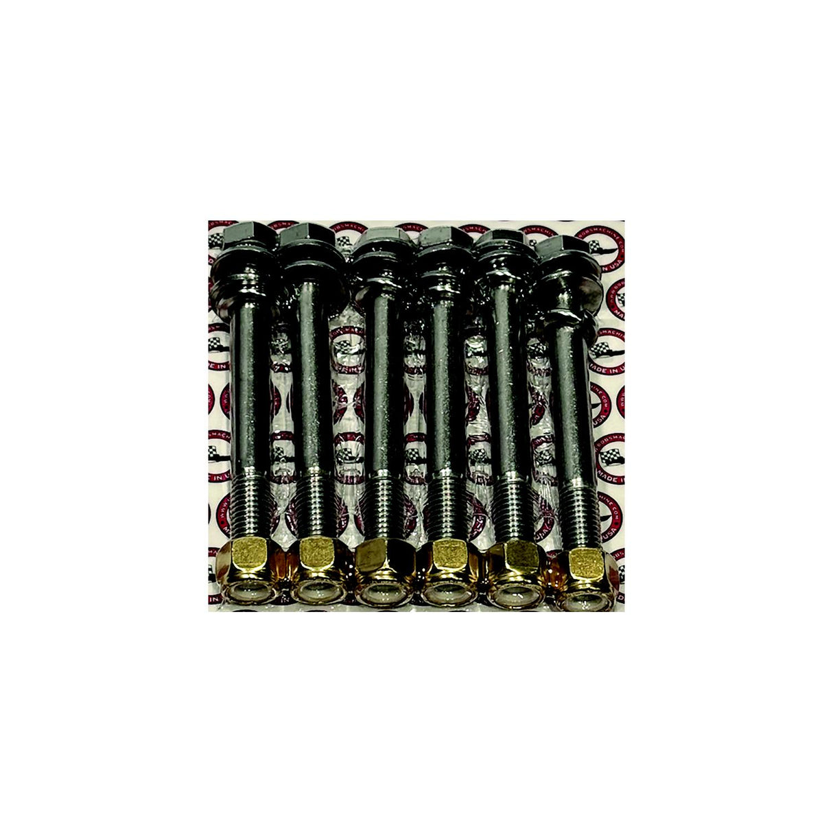 Bob's Machine Shop 110114002A Transom/Engine Bolt Kit - 2.5", 4" x 6" x 2"