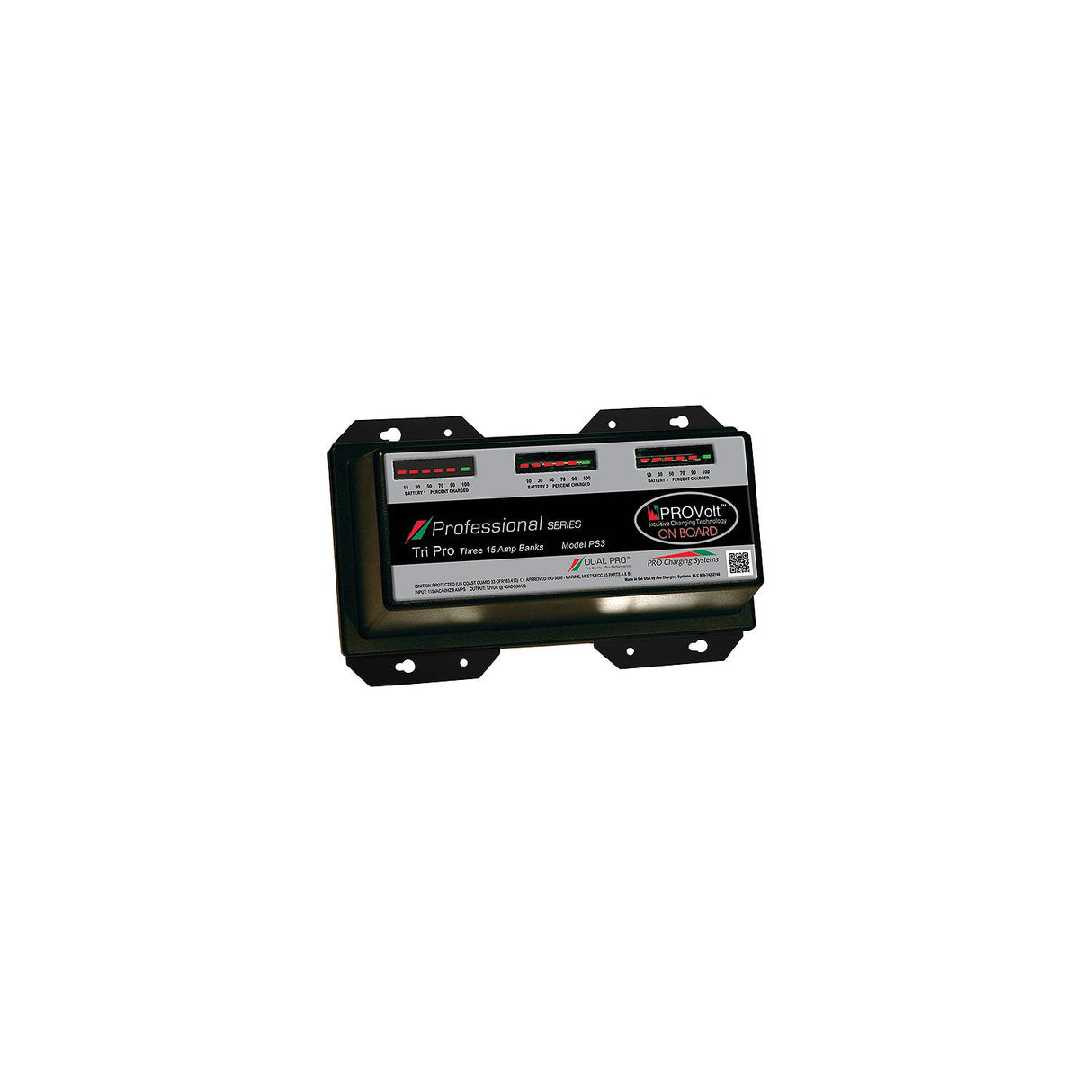 Dual Pro PS4 Battery Charger 60 Amps/4 Banks