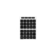 Blue Sea 4217 Waterproof Square Format Label Kit, 120 Label DC Set