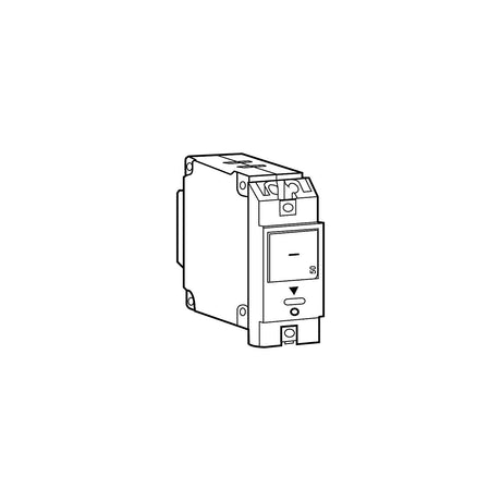 Blue Sea A-Series Flat Rocker Circuit Breaker, Single Pole Flat, 20 amps