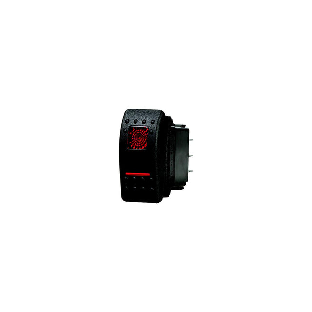Blue Sea 7934 Water Resistant Contura® II Switch, Black, Off-On