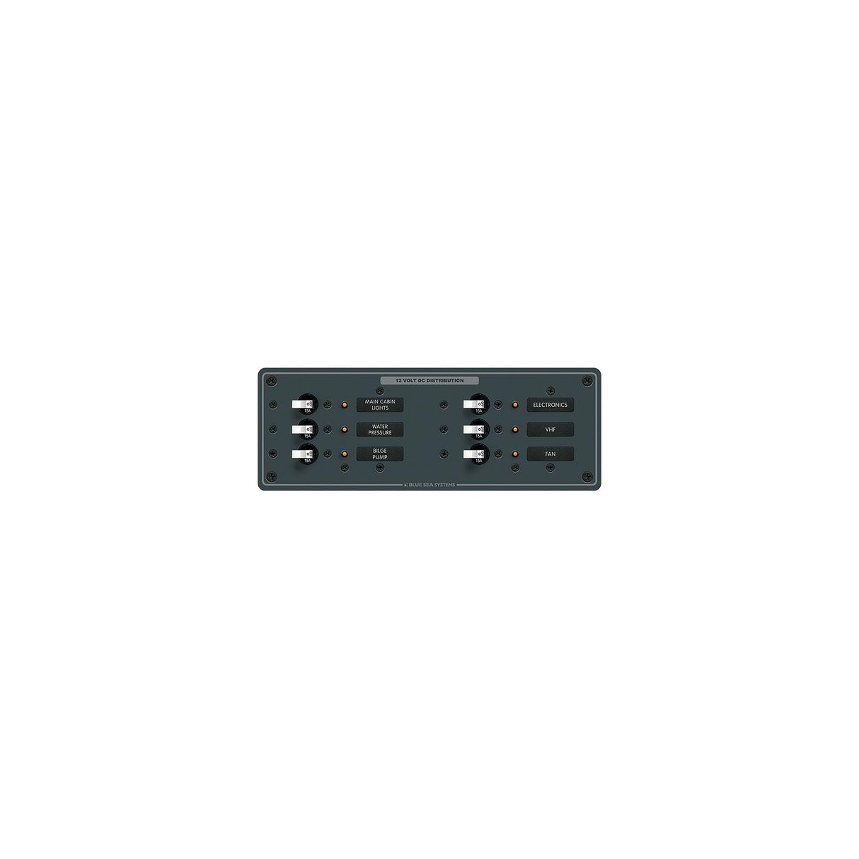 Blue Sea Systems 8096 DC 6 Position Circuit Breaker Panel