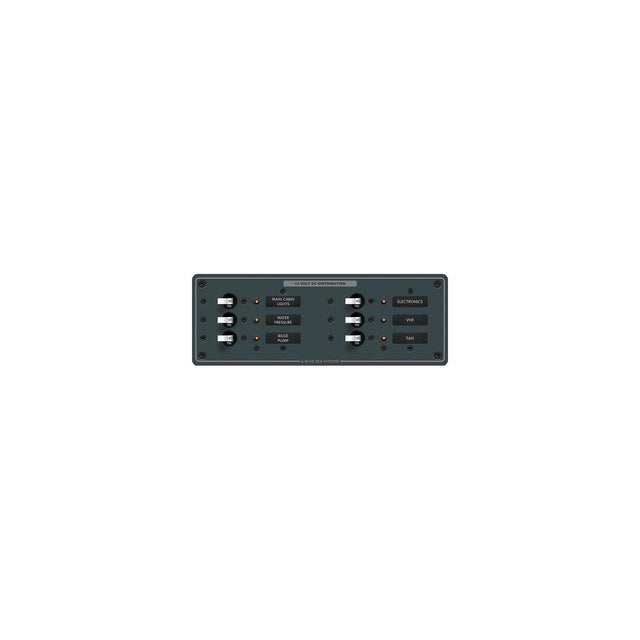 Blue Sea Systems 8096 DC 6 Position Circuit Breaker Panel