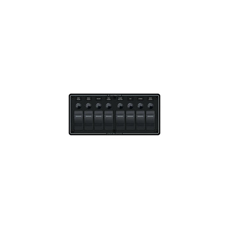 Blue Sea Systems Contura Water Resistant 12V DC 8 Position Circuit Breaker Panel