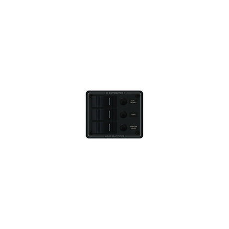 Blue Sea Systems Contura Water Resistant 12V DC 3 Position Circuit Breaker Panel
