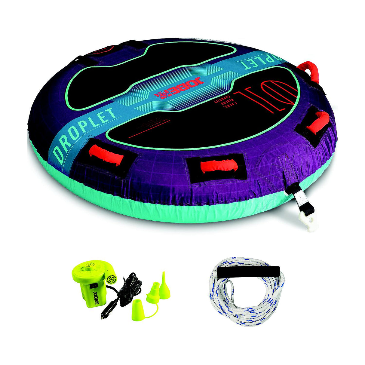 Jobe 238825002PCS Droplet Towable Package 1P, inflated: 52.7 x 14.5"