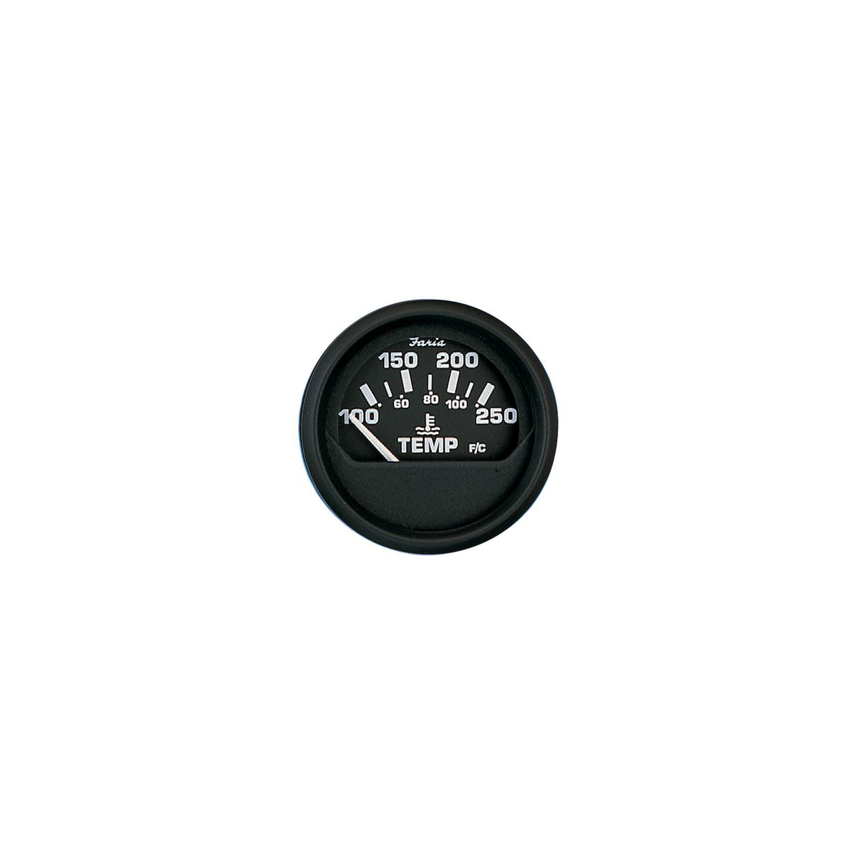 Faria 12812 Euro 2" Water Temperature Gauge (100-250F)