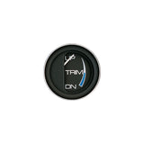 Faria Coral Black 2" Trim Gauge For Mercury/Mariner/Mercruiser/Volvo DP/Yamaha 2001 and Newer)