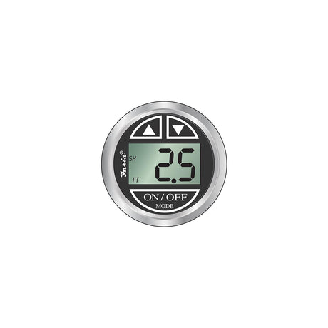 Faria Digital Depth Sounder, Chesapeake SS Black w/In-Hull Transducer