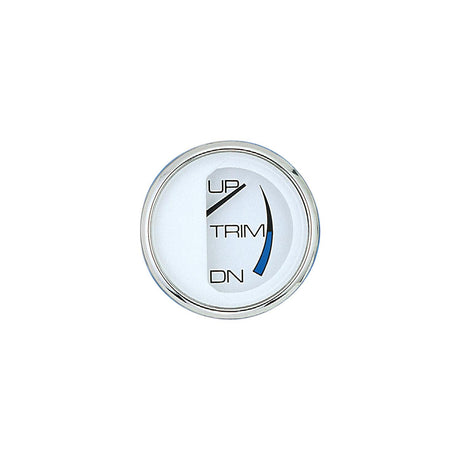 Faria Chesapeake SS White 2" Gauge - Trim Gauge