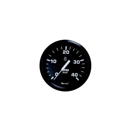 Faria 32803 Euro 4" Gauge - 4000 RPM Tachometer (Diesel) (Mag Pick Up)