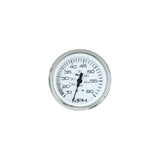 Faria Chesapeake SS White 4" Gauge - Speedometer, 60 MPH