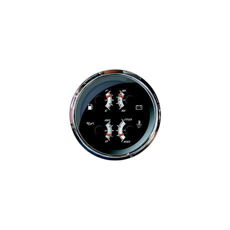 Faria F22014 Platinum 4" Gauge - Multifunction: Fuel Level, Oil PSI, Water Temp, Voltmeter
