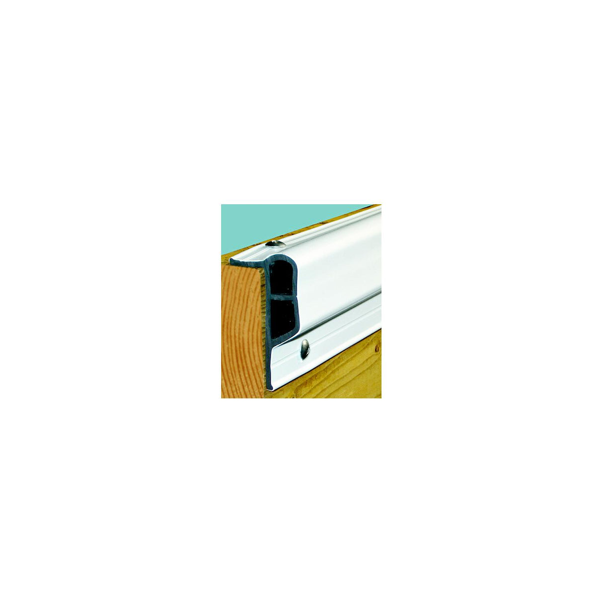 Dock Edge DE1136F Economy Dock Guard Profile, 10' Roll, White