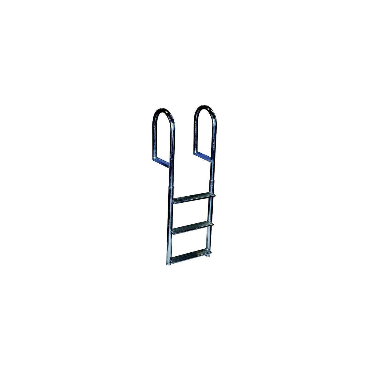 Dock Edge DE2044F Welded Aluminum Fixed Wide 4-Step Ladder