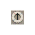 Dock Edge DE58421F Recreational Decorative Ring Buoy 19" White With Red/White/Blue Rope