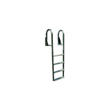 Dock Edge DE2123F Aluminum Flip Up Wide Step Ladder, 3-Step