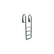 Dock Edge DE2127F Aluminum Flip Up Wide Step Ladder, 7-Step