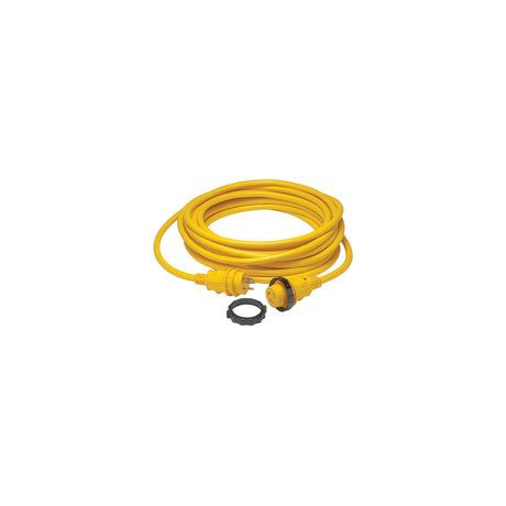 Marinco 199117 30A/125V Powercord Plus® ShorePower Cordset w/LED, 25' Yellow