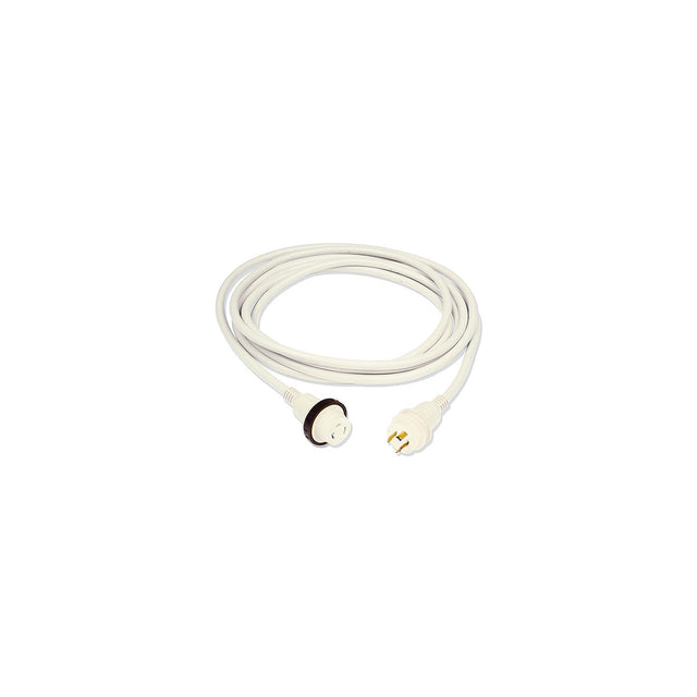 Marinco 25SPPW 30A/125V Powercord Plus® ShorePower Cordset w/LED, 25' White