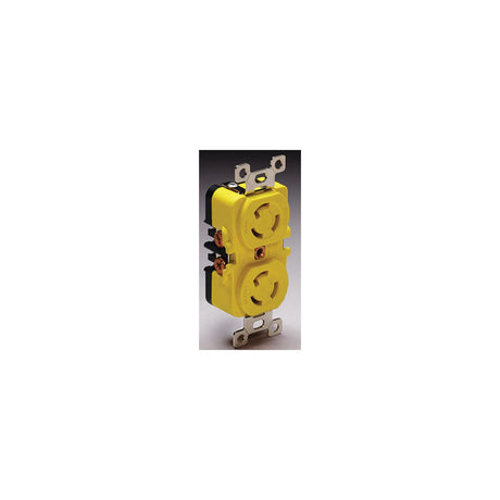 Marinco 4700CR 15A/125V Duplex Locking Receptacle