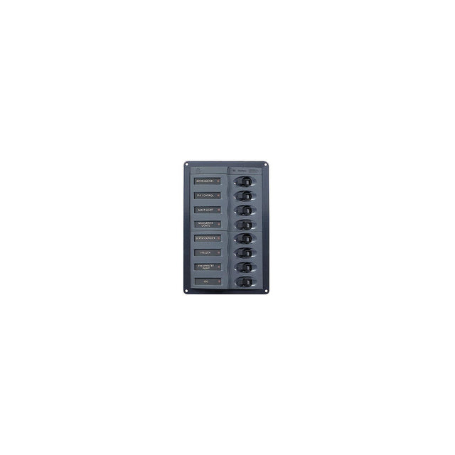 Marinco 901V DC Circuit Breaker 8-Way Vertical Panel