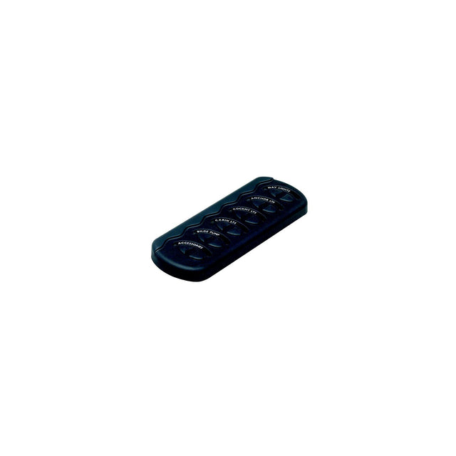Marinco Contour Generation II Sprayproof Switch Panel With Fuse(s) - Black