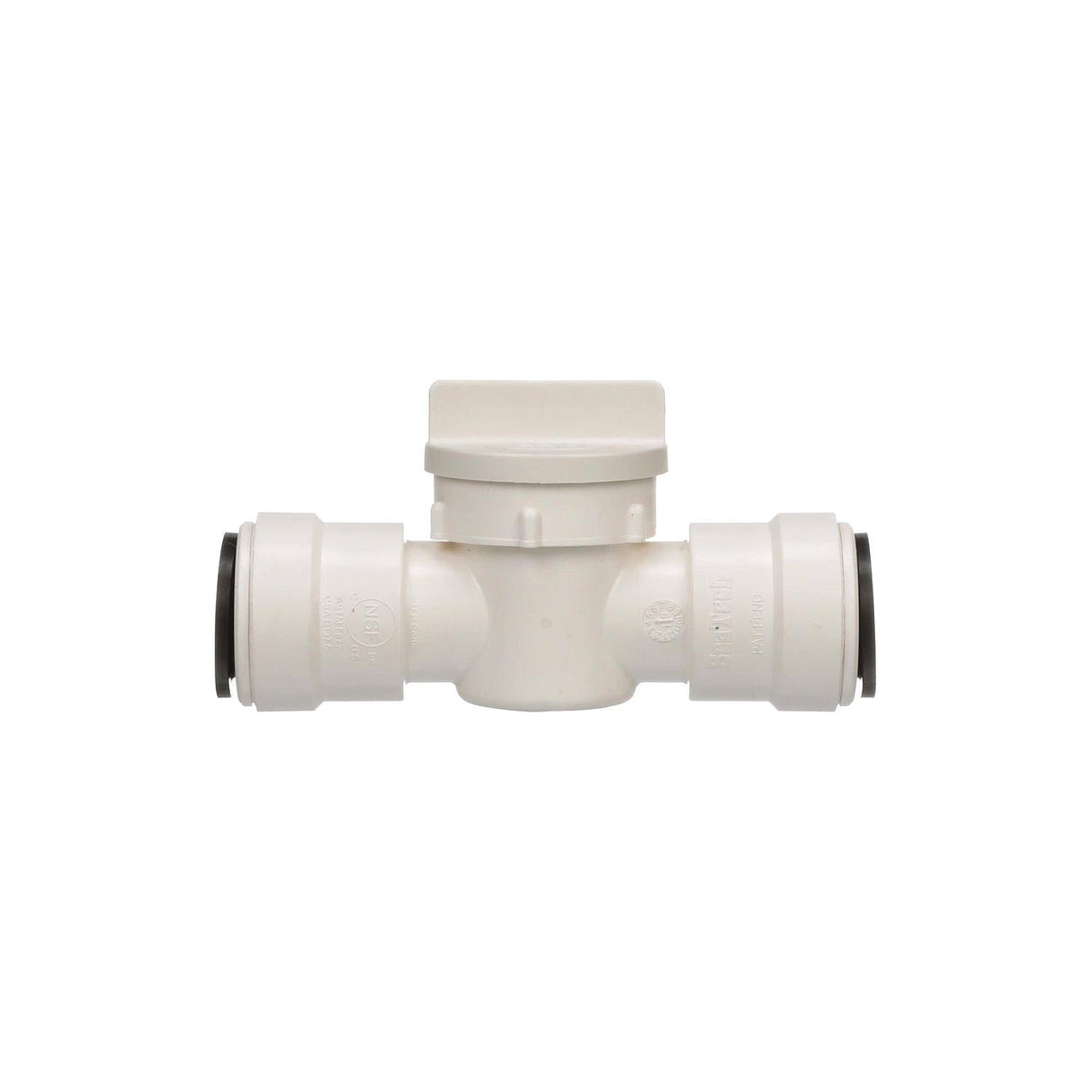 Aqualock 0959098 Plastic Fitting, Straight Valve, 1/2" CTS