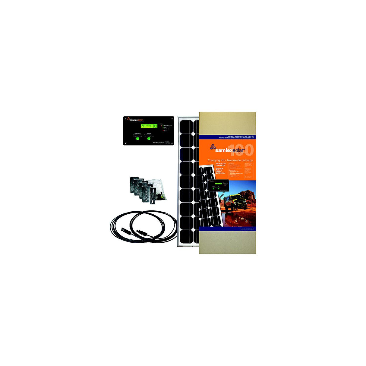 SamlexSolar SRV-100-30A 100W Solar Charging Kit