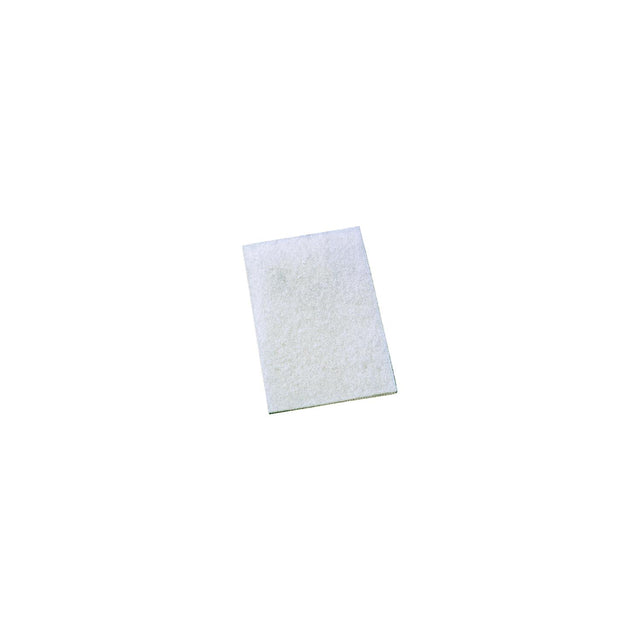 3M 07445 Scotch Brite Hand Pads, Very Fine, White, 20/Box