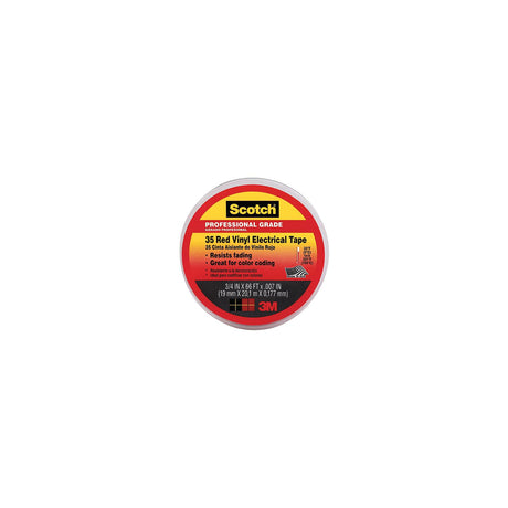#35 Vinyl Elect Tape 3/4 Red