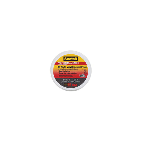 #35 Vinyl Elect Tape 3/4 White
