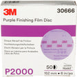 Hookit™ Purple Finishing Film Discs, 50/box