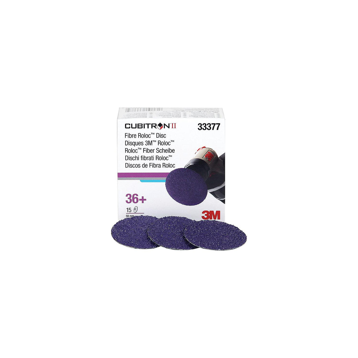 3" Cubitron™ II Fibre Roloc™ Disc