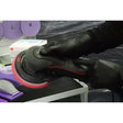 3M 33779 Electric Random Orbital Sander Plug Type B, Vacuum-Ready, 3/16 Orbit, 6", 120v