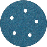 3M 36500 Hookit™ Blue Abrasive Disc Dust-Free,Grade:40E, 5 holes, 50 Discs/Carton, 5"