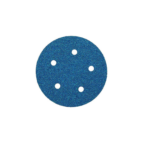 3M 36500 Hookit™ Blue Abrasive Disc Dust-Free,Grade:40E, 5 holes, 50 Discs/Carton, 5"