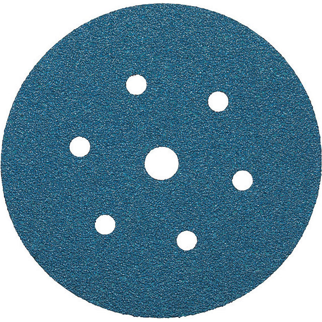 3M 36520 Hookit™ Blue Abrasive Disc Dust-Free,Grade:40E, 50 Discs/Carton, 7 holes, 6"