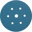 3M 36521 Hookit™ Blue Abrasive Disc Dust-Free,Grade:80E 50 Discs/Carton,7 holes, 6"