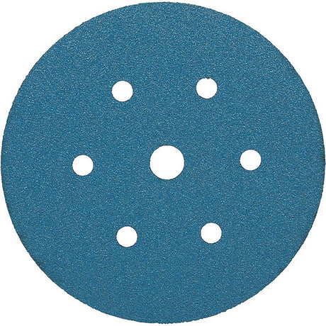 3M 36521 Hookit™ Blue Abrasive Disc Dust-Free,Grade:80E 50 Discs/Carton,7 holes, 6"