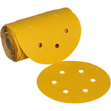 61639 3M™ Stikit™ Gold Abrasive Disc Roll, 500, 6 in, Dust-Free, 100 Discs/Roll, 6 Rolls/Case