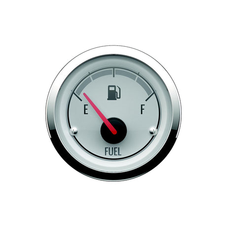 Quicksilver 8M6020077 Fuel Level, White/Chrome